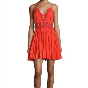 Free People Ilektra Dress in Red